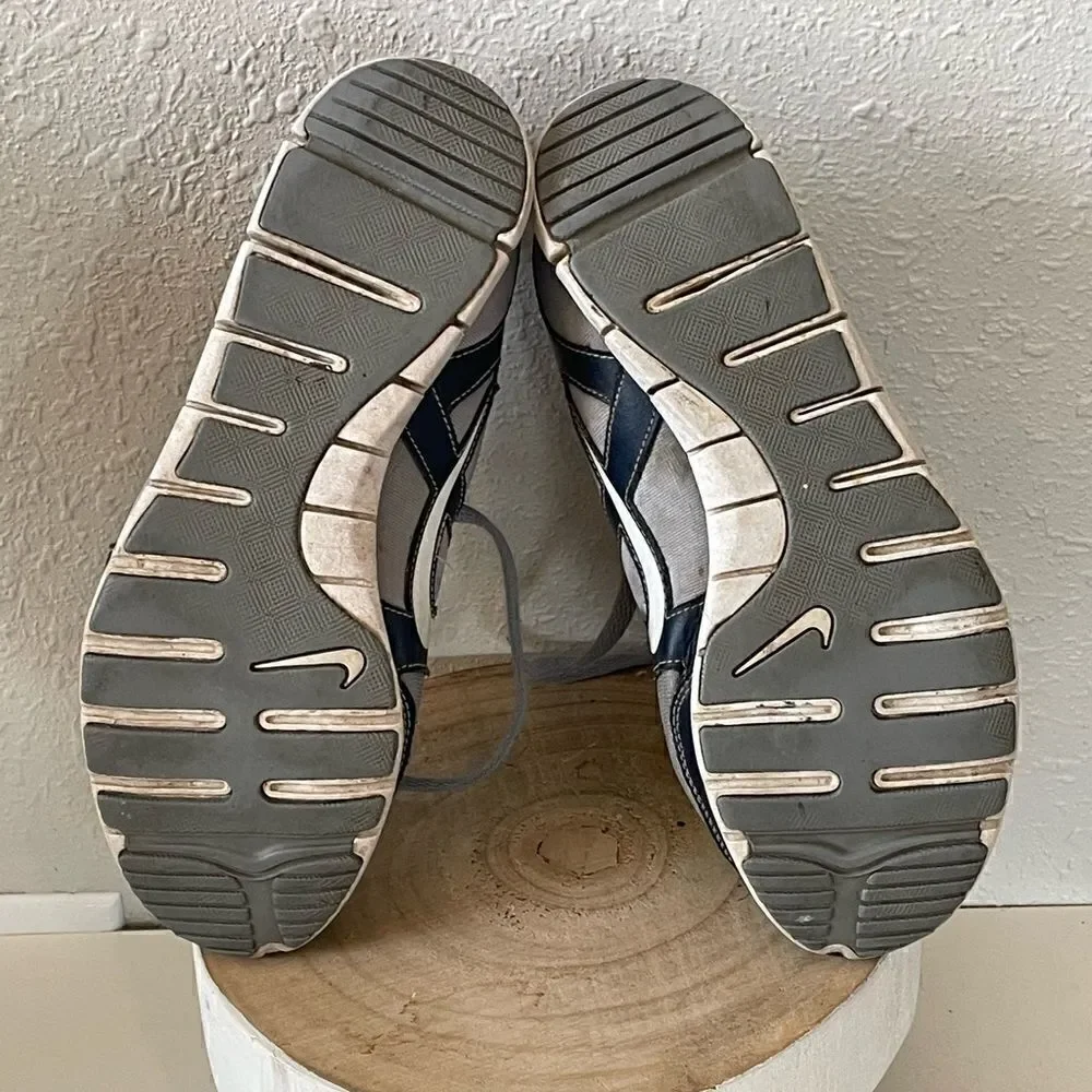Pre-Used Nike Womens Oceania Blue and Gray Running/Training Shoes Size 7